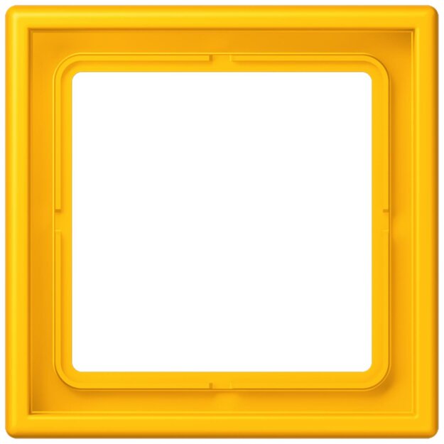 Jung LC981263 Rahmen 1-fach LC4320W (Duroplast lackiert) Le Jaune Vif Les Couleurs® Le Corbusier