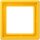 Jung LC981263 Rahmen 1-fach LC4320W (Duroplast lackiert) Le Jaune Vif Les Couleurs® Le Corbusier