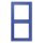 Jung LC982206 Rahmen 2-fach LC32020 (Duroplast lackiert) Bleu Outremer 31 Les Couleurs® Le Corbusier