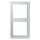 Jung LC982209 Rahmen 2-fach LC32023 (Duroplast lackiert) Outremer Pale Les Couleurs® Le Corbusier