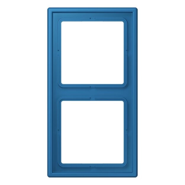 Jung LC982211 Rahmen 2-fach LC32030 (Duroplast lackiert) Bleu Céruléen 31 Les Couleurs® Le Corbusier