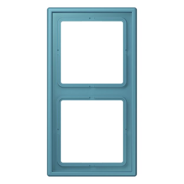 Jung LC982212 Rahmen 2-fach LC32031 (Duroplast lackiert) Céruléen Vif Les Couleurs® Le Corbusier