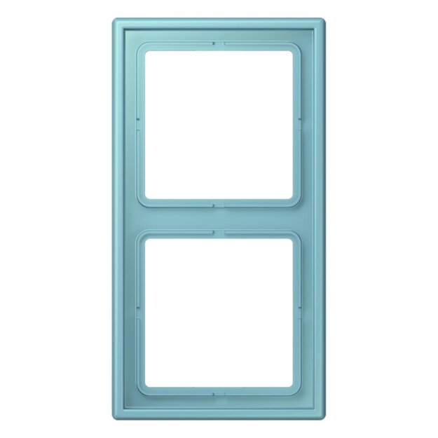 Jung LC982213 Rahmen 2-fach LC32032 (Duroplast lackiert) Céruléen Moyen Les Couleurs® Le Corbusier