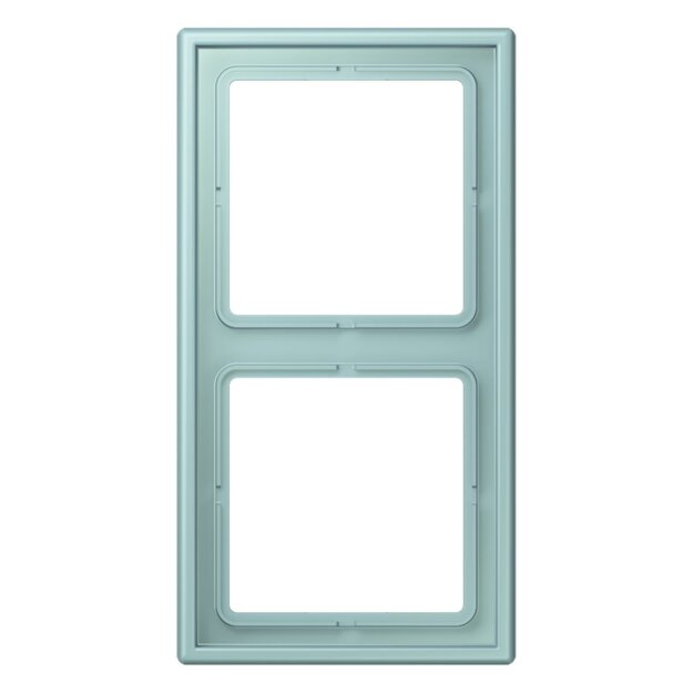 Jung LC982214 Rahmen 2-fach LC32033 (Duroplast lackiert) Céruléen Clair Les Couleurs® Le Corbusier