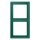 Jung LC982216 Rahmen 2-fach LC32040 (Duroplast lackiert) Vert Anglais Les Couleurs® Le Corbusier