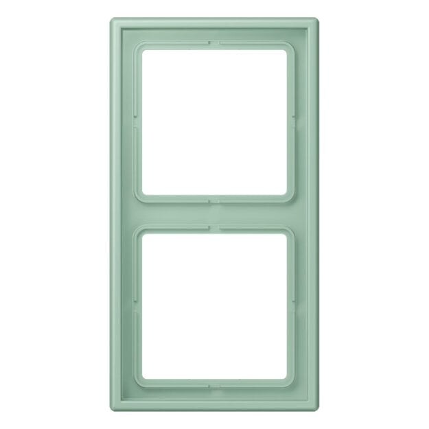 Jung LC982217 Rahmen 2-fach LC32041 (Duroplast lackiert) Vert Anglais Clair Les Couleurs® Le Corbusier