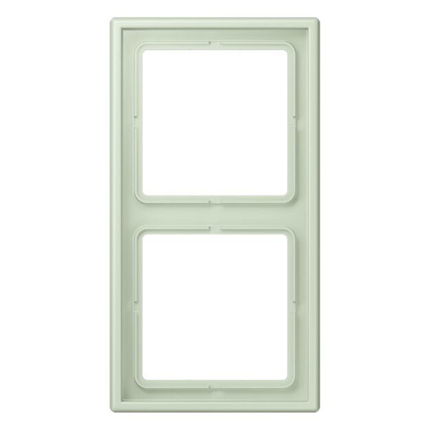 Jung LC982218 Rahmen 2-fach LC32042 (Duroplast lackiert) Vert Anglâis Pale Les Couleurs® Le Corbusier