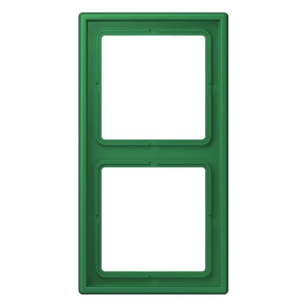 Jung LC982219 Rahmen 2-fach LC32050 (Duroplast lackiert) Vert Foncé Les Couleurs® Le Corbusier