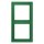Jung LC982219 Rahmen 2-fach LC32050 (Duroplast lackiert) Vert Foncé Les Couleurs® Le Corbusier