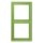 Jung LC982220 Rahmen 2-fach LC32051 (Duroplast lackiert) Vert 31 Les Couleurs® Le Corbusier
