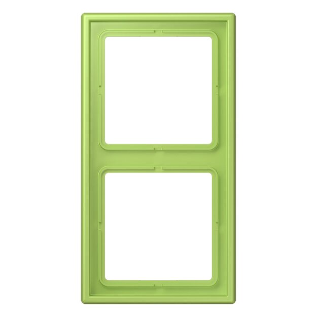 Jung LC982221 Rahmen 2-fach LC32052 (Duroplast lackiert) Vert Clair Les Couleurs® Le Corbusier
