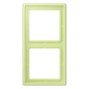 Jung LC982222 Rahmen 2-fach LC32053 (Duroplast lackiert)...