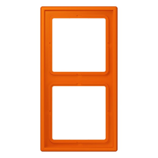 Jung LC982224 Rahmen 2-fach LC32080 (Duroplast lackiert) Orange Les Couleurs® Le Corbusier