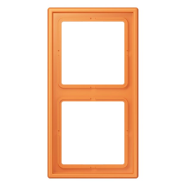 Jung LC982225 Rahmen 2-fach LC32081 (Duroplast lackiert) Orange Clair Les Couleurs® Le Corbusier