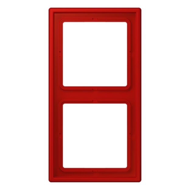 Jung LC982227 Rahmen 2-fach LC32090 (Duroplast lackiert) Rouge Vermillon 31 Les Couleurs® Le Corbusier