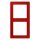 Jung LC982227 Rahmen 2-fach LC32090 (Duroplast lackiert) Rouge Vermillon 31 Les Couleurs® Le Corbusier