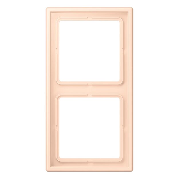 Jung LC982228 Rahmen 2-fach LC32091 (Duroplast lackiert) Rose Pâle Les Couleurs® Le Corbusier
