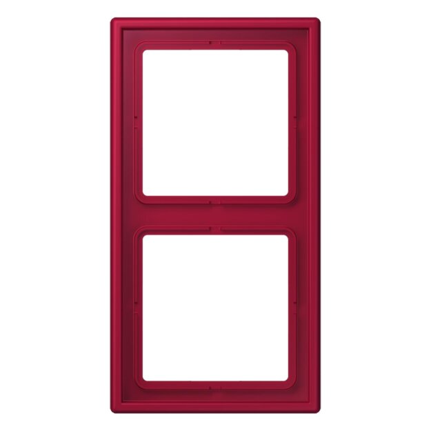 Jung LC982229 Rahmen 2-fach LC32100 (Duroplast lackiert) Rouge Carmin Les Couleurs® Le Corbusier