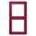 Jung LC982229 Rahmen 2-fach LC32100 (Duroplast lackiert) Rouge Carmin Les Couleurs® Le Corbusier