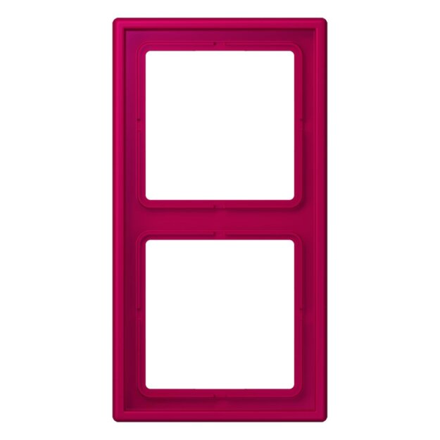 Jung LC982230 Rahmen 2-fach LC32101 (Duroplast lackiert) Rouge Rubia Les Couleurs® Le Corbusier