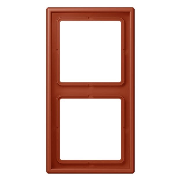 Jung LC982232 Rahmen 2-fach LC32110 (Duroplast lackiert) LOcre Rouge Les Couleurs® Le Corbusier