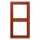 Jung LC982232 Rahmen 2-fach LC32110 (Duroplast lackiert) LOcre Rouge Les Couleurs® Le Corbusier