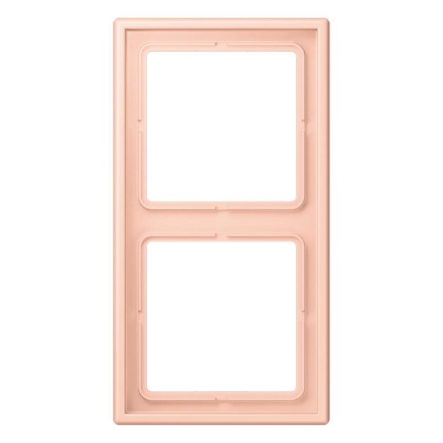 Jung LC982234 Rahmen 2-fach LC32112 (Duroplast lackiert) LOcre Rouge Clair Les Couleurs® Le Corbusier