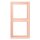 Jung LC982234 Rahmen 2-fach LC32112 (Duroplast lackiert) LOcre Rouge Clair Les Couleurs® Le Corbusier