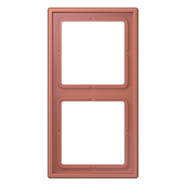 Jung LC982236 Rahmen 2-fach LC32121 (Duroplast lackiert) Terre Sienne Brique Les Couleurs® Le Corbusier