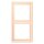 Jung LC982238 Rahmen 2-fach LC32123 (Duroplast lackiert) Terre Sienne Pâle Les Couleurs® Le Corbusier
