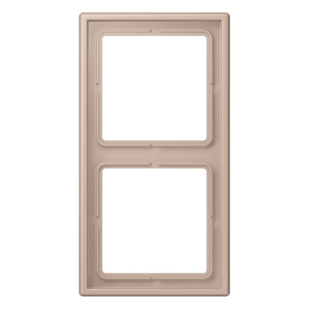 Jung LC982240 Rahmen 2-fach LC32131 (Duroplast lackiert) Ombre Brûlée Claire Les Couleurs® Le Corbusier
