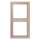 Jung LC982240 Rahmen 2-fach LC32131 (Duroplast lackiert) Ombre Brûlée Claire Les Couleurs® Le Corbusier
