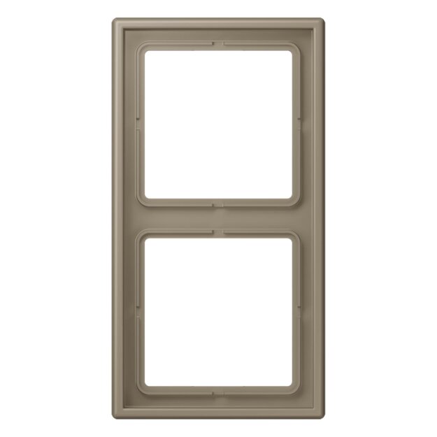 Jung LC982242 Rahmen 2-fach LC32141 (Duroplast lackiert) Ombre Naturelle Moyenne Les Couleurs® Le Corbusier