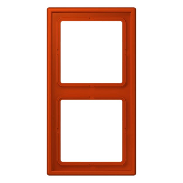 Jung LC982244 Rahmen 2-fach LC4320A (Duroplast lackiert) Rouge Vermillon 59 Les Couleurs® Le Corbusier