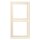 Jung LC982245 Rahmen 2-fach LC4320B (Duroplast lackiert) Blanc Ivoire Les Couleurs® Le Corbusier