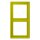 Jung LC982249 Rahmen 2-fach LC4320F (Duroplast lackiert) Vert Olive Vif Les Couleurs® Le Corbusier