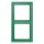 Jung LC982250 Rahmen 2-fach LC4320G (Duroplast lackiert) Vert 59 Les Couleurs® Le Corbusier