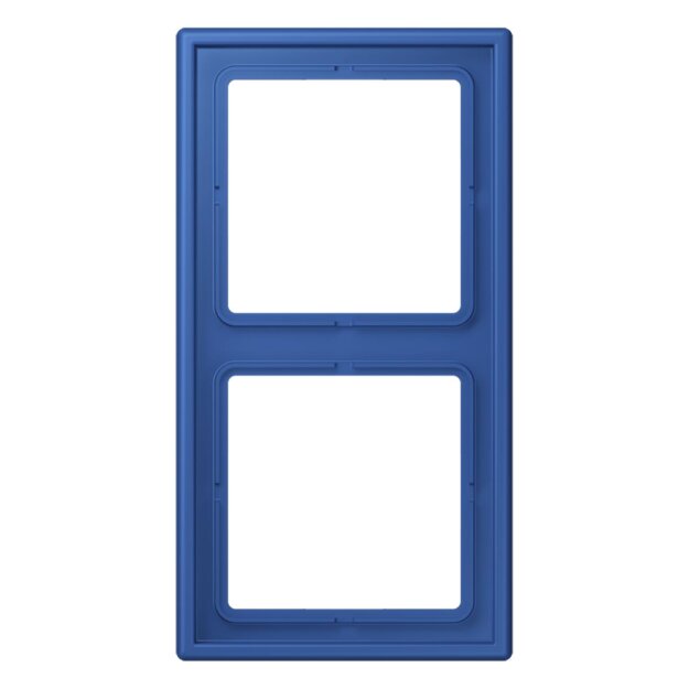 Jung LC982253 Rahmen 2-fach LC4320K (Duroplast lackiert) Bleu Outremer 59 Les Couleurs® Le Corbusier