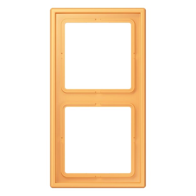 Jung LC982254 Rahmen 2-fach LC4320L (Duroplast lackiert) Ocre Jaune Clair Les Couleurs® Le Corbusier