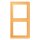 Jung LC982254 Rahmen 2-fach LC4320L (Duroplast lackiert) Ocre Jaune Clair Les Couleurs® Le Corbusier