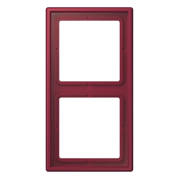 Jung LC982255 Rahmen 2-fach LC4320M (Duroplast lackiert) Le Rubis Les Couleurs® Le Corbusier