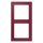 Jung LC982255 Rahmen 2-fach LC4320M (Duroplast lackiert) Le Rubis Les Couleurs® Le Corbusier