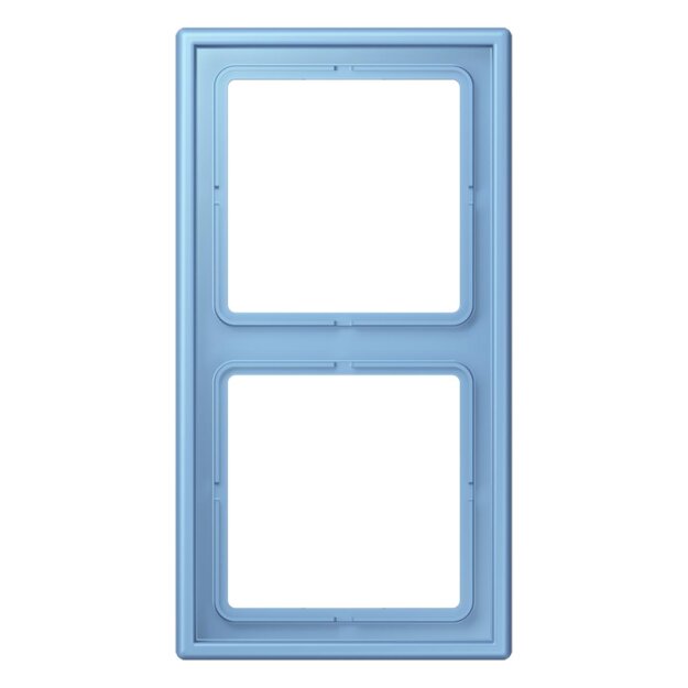 Jung LC982256 Rahmen 2-fach LC4320N (Duroplast lackiert) Bleu Céruléen 59 Les Couleurs® Le Corbusier