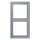 Jung LC982257 Rahmen 2-fach LC4320O (Duroplast lackiert) Gris Clair 59 Les Couleurs® Le Corbusier