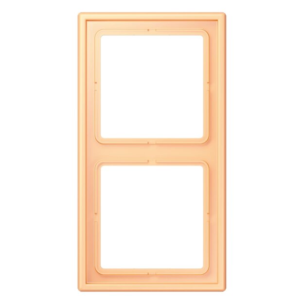Jung LC982258 Rahmen 2-fach LC4320P (Duroplast lackiert) Terre Sienne Claire 59 Les Couleurs® Le Corbusier