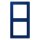 Jung LC982261 Rahmen 2-fach LC4320T (Duroplast lackiert) Bleu Outremer Foncé Les Couleurs® Le Corbusier