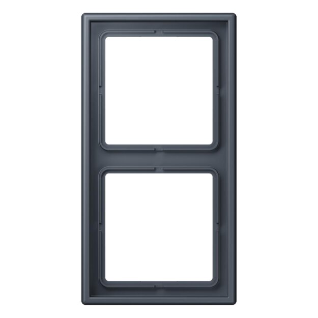 Jung LC982262 Rahmen 2-fach LC4320U (Duroplast lackiert) Gris Fonce 59 Les Couleurs® Le Corbusier