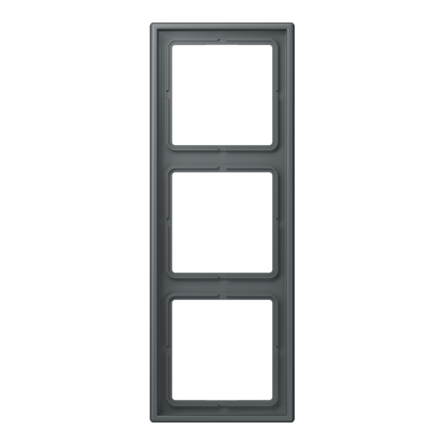 Jung LC983202 Rahmen 3-fach LC32010 (Duroplast lackiert) Gris Foncé 31 Les Couleurs® Le Corbusier