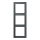 Jung LC983202 Rahmen 3-fach LC32010 (Duroplast lackiert) Gris Foncé 31 Les Couleurs® Le Corbusier