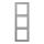 Jung LC983204 Rahmen 3-fach LC32012 (Duroplast lackiert) Gris Moyen Les Couleurs® Le Corbusier